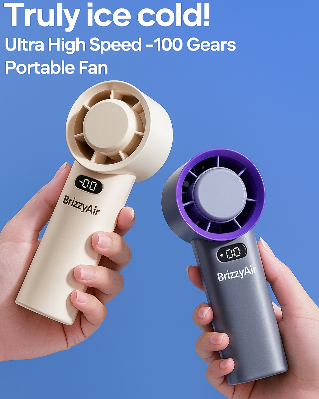 BrizzyGo™ Portable Cooling Fan
